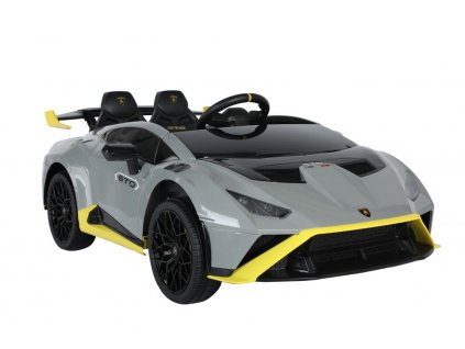 Elektrické auto Lamborghini STO DRIFT šedé