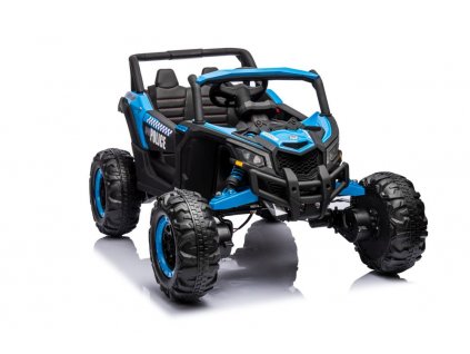 Battery-operated Buggy JH-105 Blue Police Car 24V 4x4