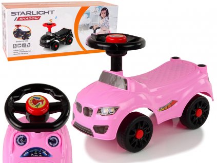 Dětské odrážedlo - autíčko QX-3399-2 růžové