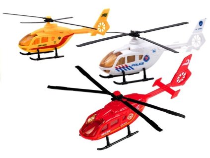 Záchranný vrtulník - více barev