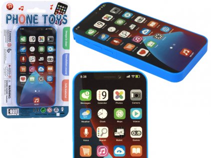Children's Phone With Light and Music Blue