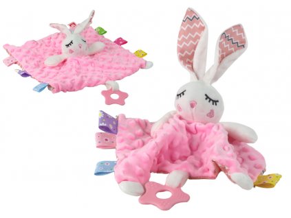 Bunny Plush Cuddly Toy Blanket Tubs Teether Rattle