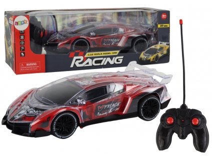 Remote Controlled RC Sports Car 1:16 Scale Red Lights