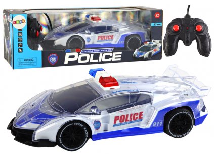 Police Sports Car Remote Controlled RC Scale 1:16 Lights