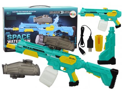 Green Automatic M416 Cordless Water Gun Rifle