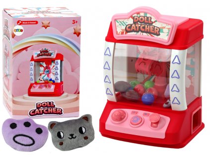 Machine for Catching Dolls, Gadgets, Stuffed Animals, Balls, Pink