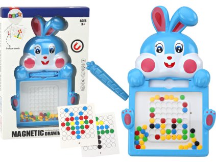Magnetická tabule ve tvaru modrého zajíce