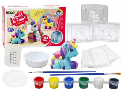 Creative Artistic Unicorn 3D Plaster Paint Set