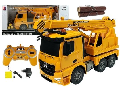 Mercedes-Benz Arocs 2.4G Remote-Controlled Crane with Wood