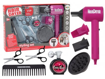 Hairdressing Set Beauty Salon Hairdresser Dryer 10 pieces.