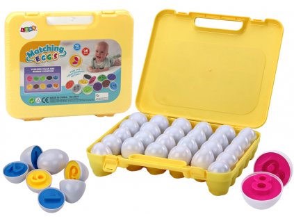 Educational Eggs In Suitcase Puzzle Learning Color Numbers