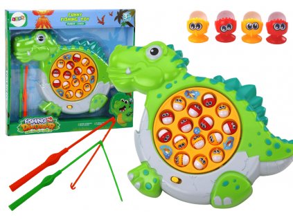 Fishing Arcade Game Green Dinosaur Board