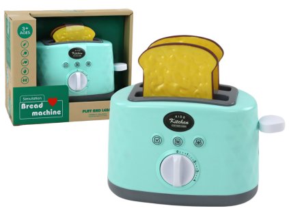 Toaster Toaster For Children Green Timer Bread