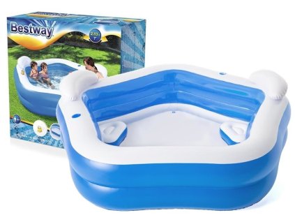 Inflatable Pentagon Pool 213 x 206 x 69 cm Bestway 54153