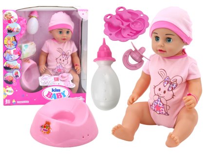 Baby Doll Peeing Bodysuit Hat Potty Bottle Accessories