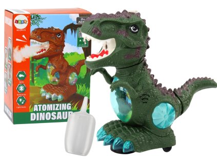 Dinosaur Dancing Obstacle Sensor Lights Sounds Green