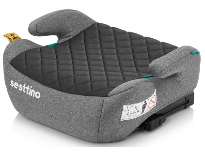 Autosedačka - podsedák Sesttino XBOOSTER I-SIZE 125-150 cm gray/black