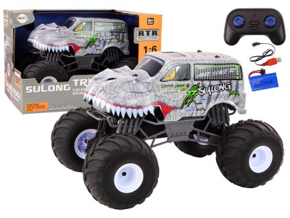 Large Off-Road Remote Controlled Car 2.4G RC 1:6 Dinosaur