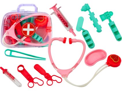 324683 detska lekarnicka v ruzovem kufru