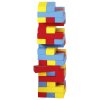 Zábavná hra Vratká věž Jenga barevná, 45 dílů
