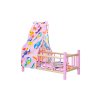 Postýlka pro panenky se závěsy