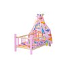 Postýlka pro panenky se závěsy