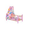 Postýlka pro panenky se závěsy