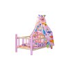 Postýlka pro panenky se závěsy