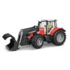 Bruder 3047 Traktor MASSEY FERGUSON + čelní nakladač