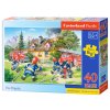Puzzle Hasiči při zásahu MAXI 40 dílků