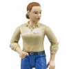Bruder 60408 Bworld figurka žena modré kalhoty 1