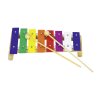 Xylofon barevný 8 tónů 27 cm