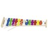 Xylofon duhový 15 tónů + noty 42 cm