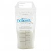 DR.BROWNS - Kapsy na uskladnění mateřského mléka 180ml 25ks