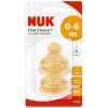 Nuk Náhradní savička na kojeneckou láhev latex 0-6m M, 2ks