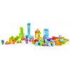 Eco Toys Dřevěné kostky Big City 100 ks