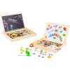 ECO TOYS Dřevěná multifunkční tabule magnetická