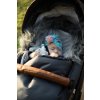 Zimní fusak do kočárku Orso černý