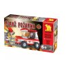 Stavebnice Dromader Hasiči Auto 21202 58ks v krabici 16,5x9,5x4,5cm