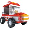 Stavebnice Dromader Hasiči Auto 21202 58ks v krabici 16,5x9,5x4,5cm