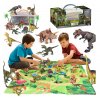 Sada figurek dinosaurů s doplňky