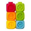 Vzdělávací, edukační barevné kostky BocioLand - 6ks