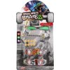 Sada skateboard šroubovací, koloběžka prstová, waveboard s doplňky - mix druhů