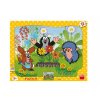 Puzzle deskové - tvary Krtek zahradník 12 dílků