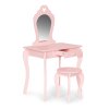 Dětský toaletní stolek - růžový
