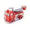 Velké hasičské auto s bublifukem