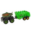 Vehicle with a Dinosaur Theme Trailer 4 Dinosaur Pieces