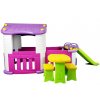 Garden Set House Table Slide Pink and Purple