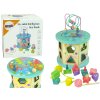 Wooden Educational Cube Number Sorter Game Pawns Labyrinth Beads