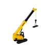 Construction Vehicle Crawler Crane Yellow and Black